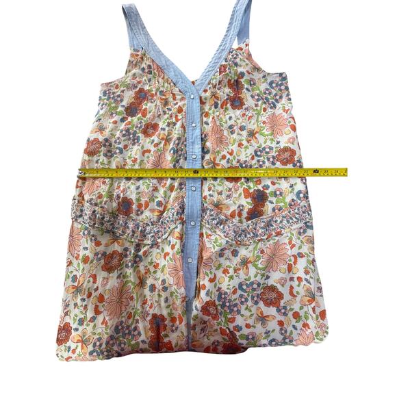 Free People Kelso Maxi Dress Large XL BOHO Peasant Floral Cottagecore Prairie - Picture 13 of 16